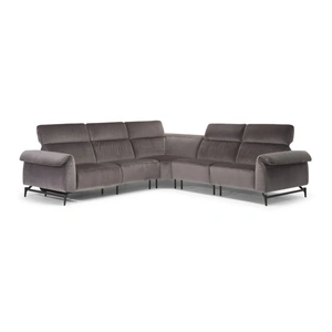 Natuzzi Editions Leggiadro Fabric/Leather L-Shape Sectional Sofa