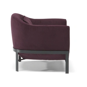 Natuzzi Editions Poli Fabric/Leather Armchair