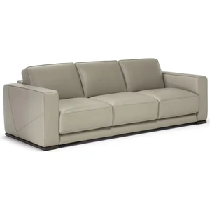 Natuzzi Editions Boston Fabric/Leather Large Sofa