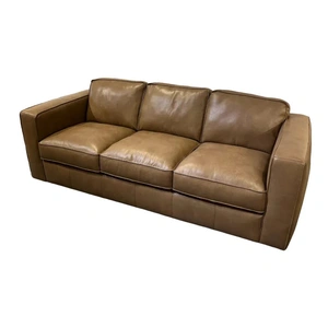 Natuzzi Editions Copenhagen Fabric/Leather 3-Seater Sofa