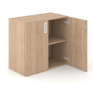 NARBUTAS Choice 2H Office Cabinet w/Lock & Shelf & 2 Doors, Width 31.4-inch