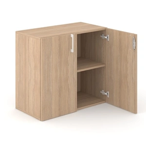 NARBUTAS Choice 2H Office Cabinet w/Lock & Shelf & 2 Doors, Width 31.4-inch