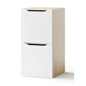 NARBUTAS Choice Office Single Row Locker w/2 Small Lockable Doors, Mail Slots, Electronic Hidden RFID Lock