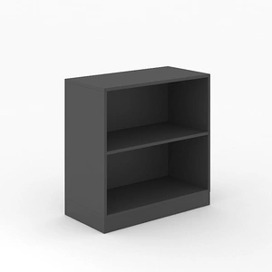 NARBUTAS Choice 2H Office Bookcase w/Fixed Shelf