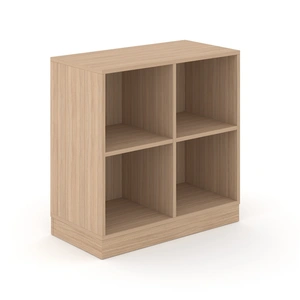 NARBUTAS Choice 2H Office Bookcase w/2 Shelves