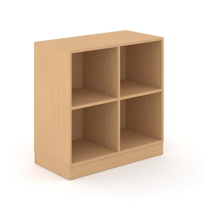 NARBUTAS Choice 2H Office Bookcase w/2 Shelves