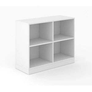 NARBUTAS Choice 2H Office Bookcase w/2 Shelves, Width 39.3-inch