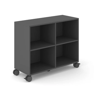 NARBUTAS Choice 2H Office Bookcase w/2 Shelves, Width 39.3-inch