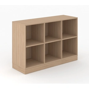 NARBUTAS Choice 2H Office Bookcase w/3 Shelves