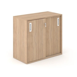 NARBUTAS Choice 2H Office Cabinet w/Sliding Doors
