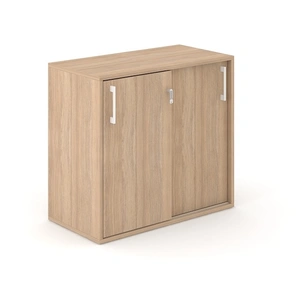 NARBUTAS Choice 2H Office Cabinet w/Sliding Doors