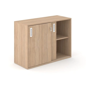 NARBUTAS Choice 2H Office Cabinet w/2 Sliding Doors, Width 39.3-inch