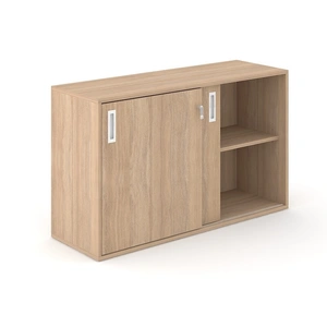 NARBUTAS Choice 2H Office Cabinet w/2 Sliding Doors, Width 47.2-inch