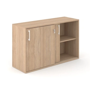 NARBUTAS Choice 2H Office Cabinet w/2 Sliding Doors, Width 47.2-inch