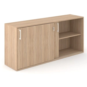 NARBUTAS Choice 2H Office Cabinet w/Sliding Doors, Width 62.9-inch