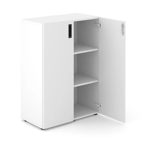 NARBUTAS Choice 3H Office Cabinet w/2 Shelves & Lock, Width 31.4-inch