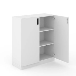 NARBUTAS Choice 3H Office Cabinet w/2 Shelves & Lock, Width 39.3-inch