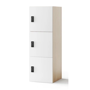 NARBUTAS Choice 4 Lockers Cabinet w/Plinth, Planter Boxes & Electronic Lock
