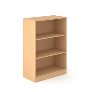 NARBUTAS Choice 3H Office Bookcase w/2 Fixed Shelves