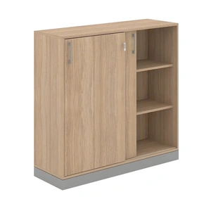 NARBUTAS Choice 3H Office Cabinet w/Sliding Doors, Width 47.2-inch