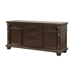 Lifestyle Furniture SM 401D Wood Buffet w/4 Drawers & 2 Doors