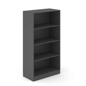 NARBUTAS Choice 4H Office Bookcase w/3 Fixed Shelves