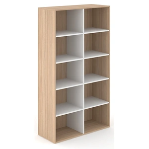 NARBUTAS Choice 5H Office Bookcase w/8 Fixed Shelves