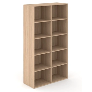NARBUTAS Choice 5H Office Bookcase w/8 Fixed Shelves
