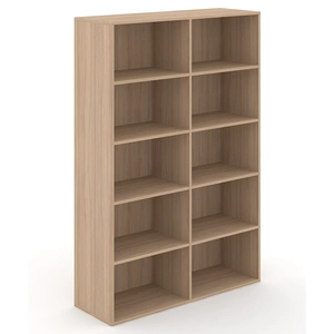 NARBUTAS Choice 5H Office Bookcase w/8 Fixed Shelves, Width 47.2-inch