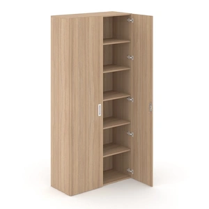 NARBUTAS Choice 6H Office Cabinet w/Lock & 5 Shelves, Width 39.3-inch