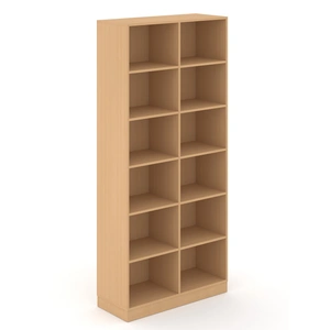 NARBUTAS Choice 6H Bookcase w/10 Fixed Shelves