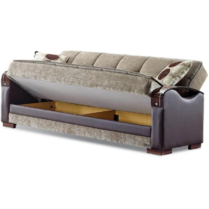 Empire Furniture, USA Rochester Fabric Storage Sofabed, Brown