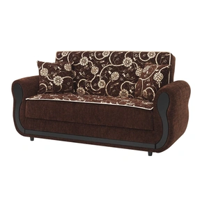 Casamode Havana Chenille Fabric Convertible Sleeper Loveseat