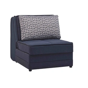 Casamode Studio Chenille Fabric Storage Convertible Sleeper Chair