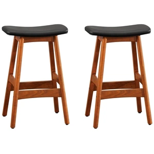 Homelegance 1188 Transitional PU Counter Height Stool (Set of 2)