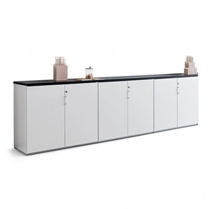 Actiu MFC Storage Cabinet w/6 Doors & Lock