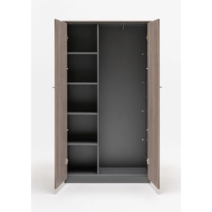 MDD Office Furniture Status Office Wardrobe w/Storage Cabinet & Slide-Out Hanger