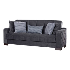 Empire Furniture, USA Cairo Fabric Storage Sofabed, Grey