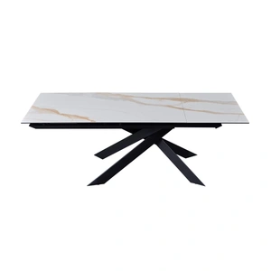 J&M Furniture Calcutta Ceramic Extendable Dining Table