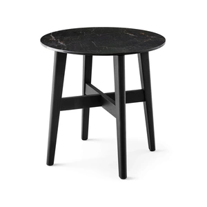 Calligaris Abrey Laminated Ceramic-Glass/Wood Side Table