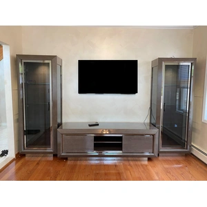 Camelgroup, Italy Elite Living Entertainment TV Set, Silver Birch