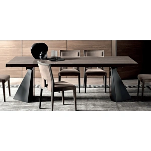 Camelgroup, Italy Elite Tent Rectangular Extendable Dining Table, Silver Brich