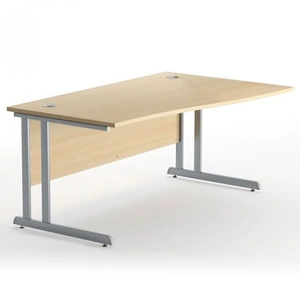 NARBUTAS Optima C 55.1-inch Wave Office Desk