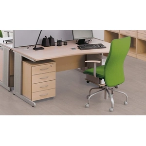 NARBUTAS Optima C 62.9-inch Wave Office Desk