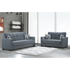 Casamode Armada Fabric/PU Living Room Set