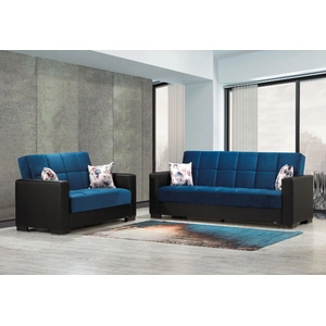 Casamode Armada Fabric/PU Living Room Set
