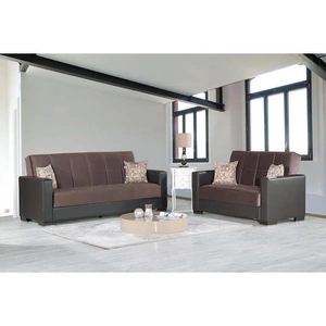 Casamode Armada Fabric/PU Living Room Set