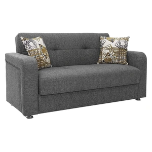 Casamode Harmony Fabric/PU Convertible Loveseat