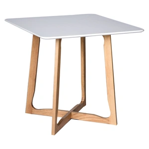 LeisureMod Cedar Square Wood Dining Table