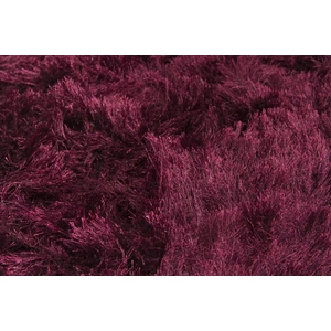 Chandra Celecot Polyester/Wool Round Handmade Rug, 7'9-inch, Plum